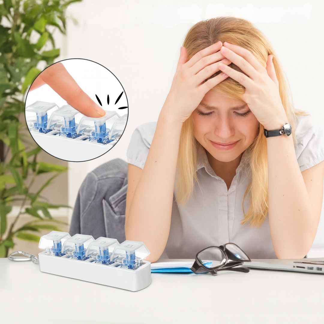 Anti-Stress Keychain Keyboard