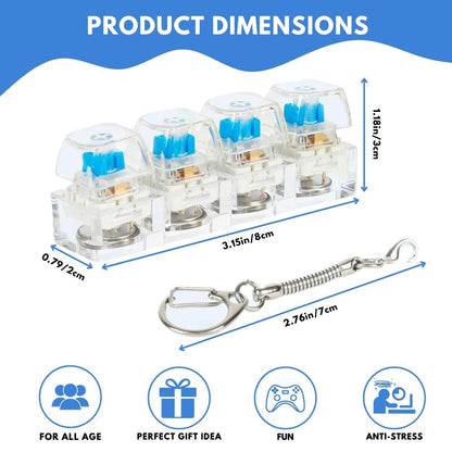 Anti-Stress Keychain Keyboard